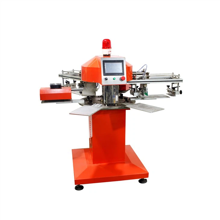 Machine d'impression automatique d'écran en soie de carrousel de T-shirt
